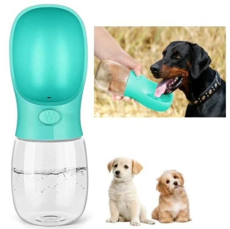 Portable Pet Water Bottle with Food Storage | Leak-Proof Travel Feeder for Dogs & Cats