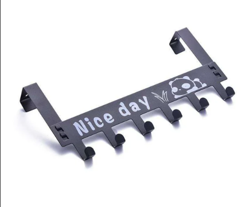 Premium Over The Door Organizer | Heavy Duty Space Saving Clothes, Jacket & Bag Hanger Rack