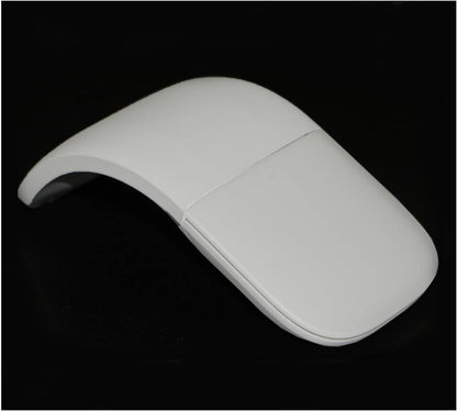 Arc Touch Wireless Mouse – Foldable & Portable Design, Compatible with Surface, MacBook, Windows & Mac OS (White)