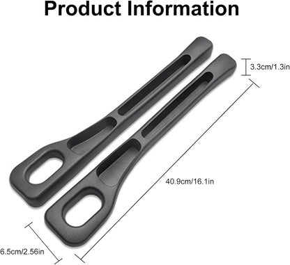 Universal 2PCS Car Seat Gap Filler Organizer – EVA Gap Pad with Phone Holder & Buckle Base, Seat Console Gap Blocker for Cars, SUVs & Trucks
