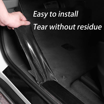 High Gloss Carbon Fiber Protection Film Tape – Anti-Scratch Black Carbon Fibre Wrap for Car Paint Protection & Decoration