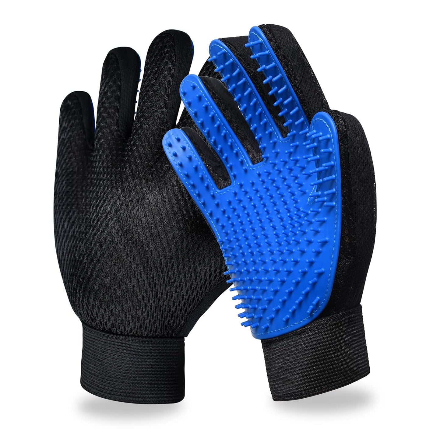 Self-Cleaning Pet Grooming Glove Brush for Dogs & Cats | Slicker Brush for Shedding, Detangling & Bathing | Removes Loose Hair for Short & Long Haired Pets