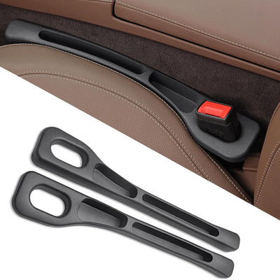 Universal 2PCS Car Seat Gap Filler Organizer – EVA Gap Pad with Phone Holder & Buckle Base, Seat Console Gap Blocker for Cars, SUVs & Trucks