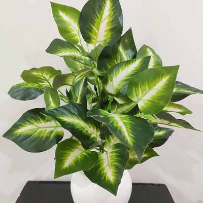 Natural Looking Artificial Money Plant with Pot | Decorative Indoor Ornamental Plant for Home, Office & Shop Decor