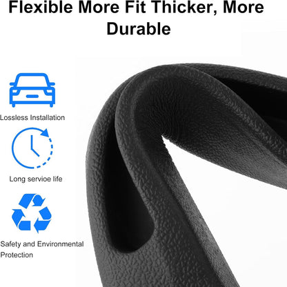 Universal 2PCS Car Seat Gap Filler Organizer – EVA Gap Pad with Phone Holder & Buckle Base, Seat Console Gap Blocker for Cars, SUVs & Trucks