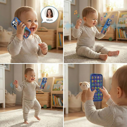Rechargeable Kids Learning Toy Phone | Educational Talking Mobile with Music, Games & Interactive Learning Modes | Smart Toy for Boys & Girls