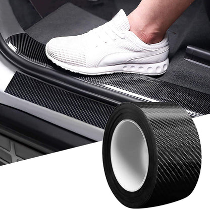 High Gloss Carbon Fiber Protection Film Tape – Anti-Scratch Black Carbon Fibre Wrap for Car Paint Protection & Decoration