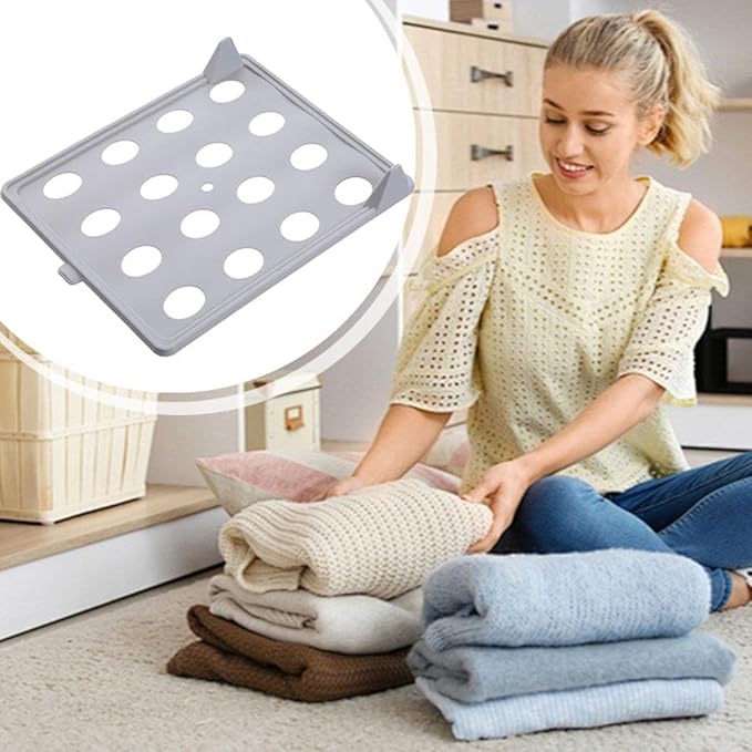 T-Shirt Organizer Board Set – Stackable Foldable Shirt Stacker (4PCS)