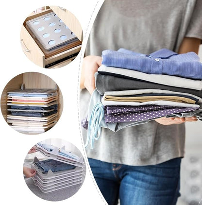 T-Shirt Organizer Board Set – Stackable Foldable Shirt Stacker (4PCS)