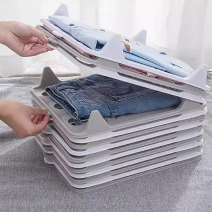 T-Shirt Organizer Board Set – Stackable Foldable Shirt Stacker (4PCS)