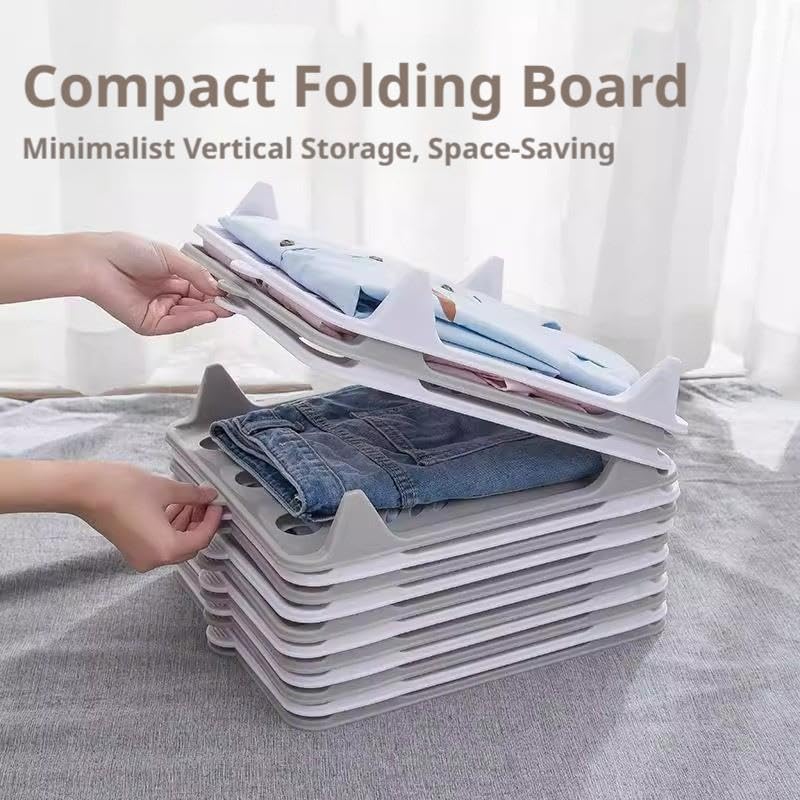 T-Shirt Organizer Board Set – Stackable Foldable Shirt Stacker (4PCS)
