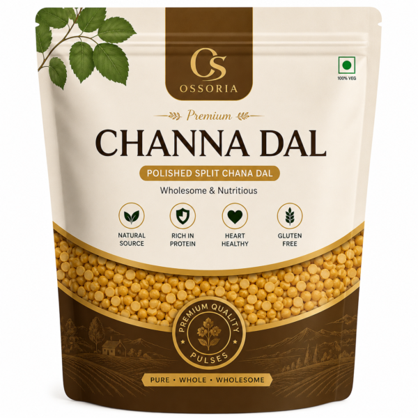 Organic Chana Dal | Polished Split Chana Dal | Protein Rich Dal for Daily Cooking